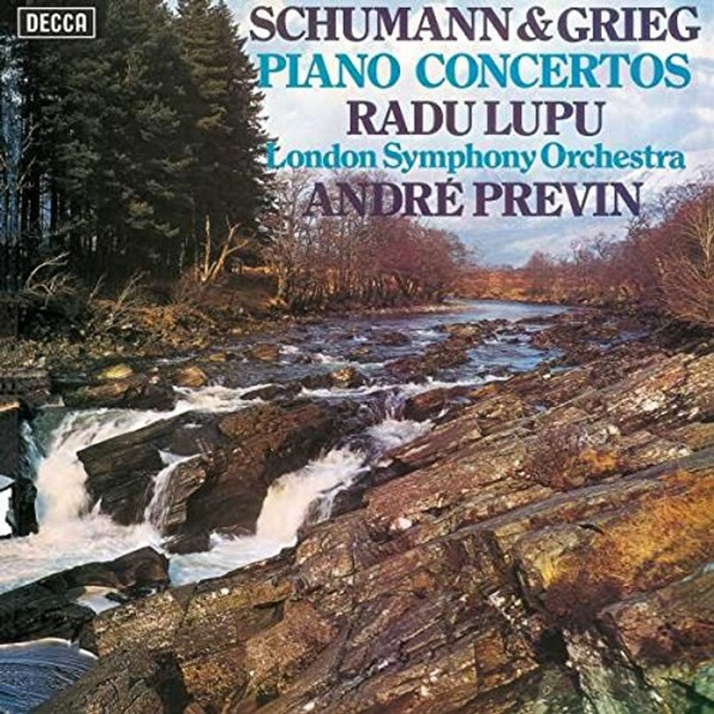 Radu Lupu, London Symphony Orchestra, Andre Previn / Schumann & Grieg Piano Concertos (LP)