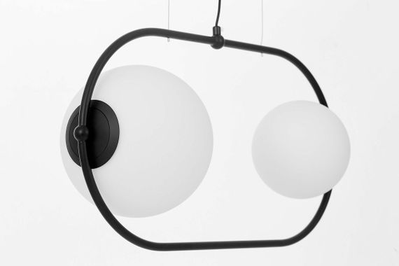 Подвесная люстра Lumina Deco Panari LDP 1210-2-PR BK