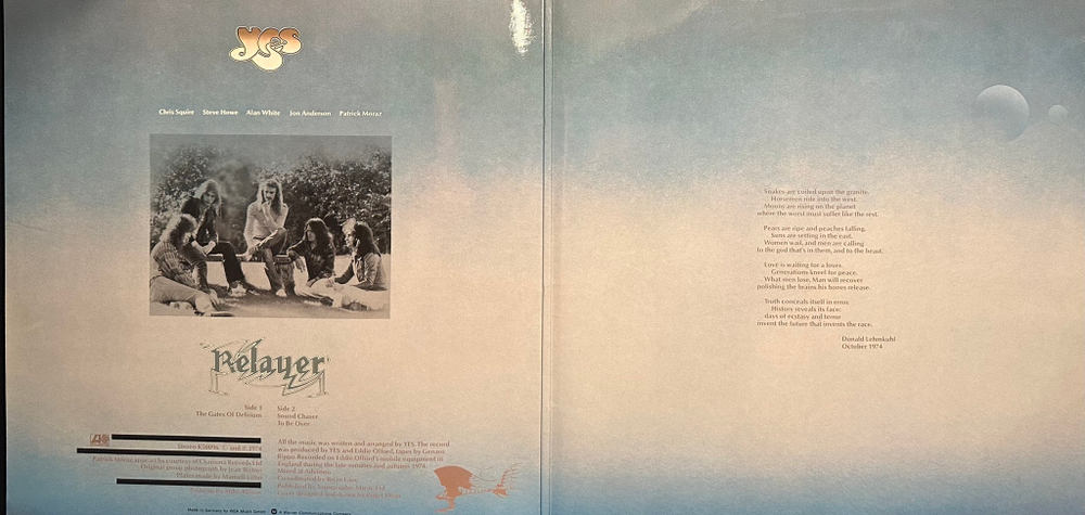 Yes - Relayer (Германия 1974г.)
