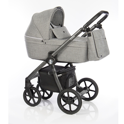 Детская коляска Roan Coss 2 в 1 New 2021 Titanium (Серый)