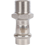 ROMMER Переходник с НР 15x1/2" из нержавеющей стали прессовой