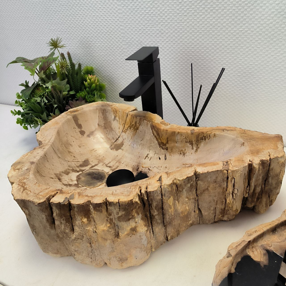 Раковина из окаменелого дерева OD-62488 54*39*15