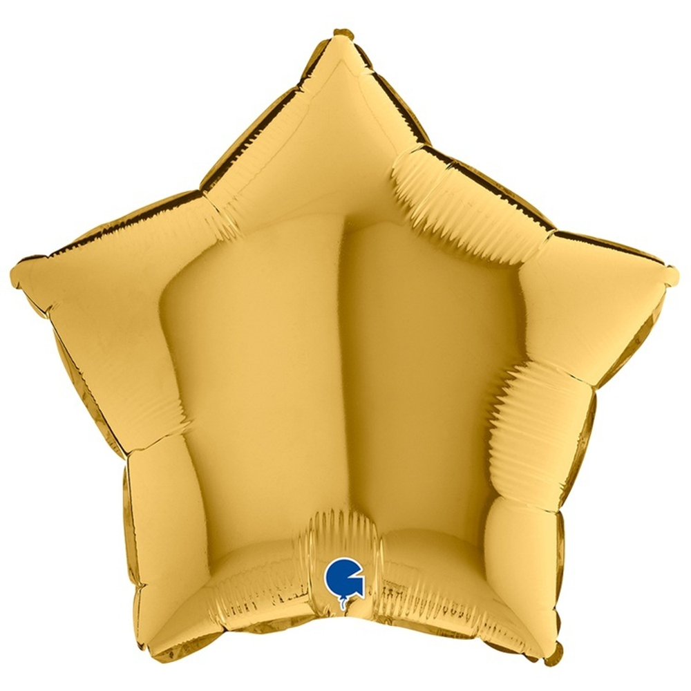 Фольгированная фигура, звезда, 18"/46СМ Металлик Gold 5