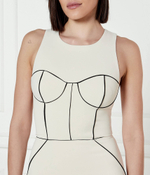 Платье Elisabetta Franchi - экрю(AB72451E2)