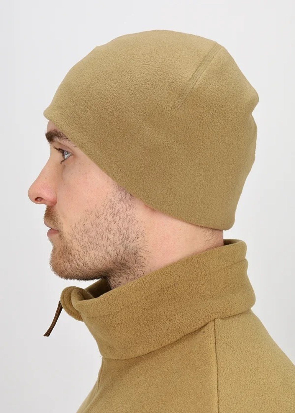 Шапка Сплав Скопа флис темно-песочная