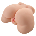 Телесный вибромастурбатор-полуторс 27х14,5см вагина и анус PipeDream Extreme PDX Phat Vibrating Ass White Girl in Flesh RD401