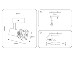 Ambrella Накладной спот с выключателем в стиле лофт Loft TR8620