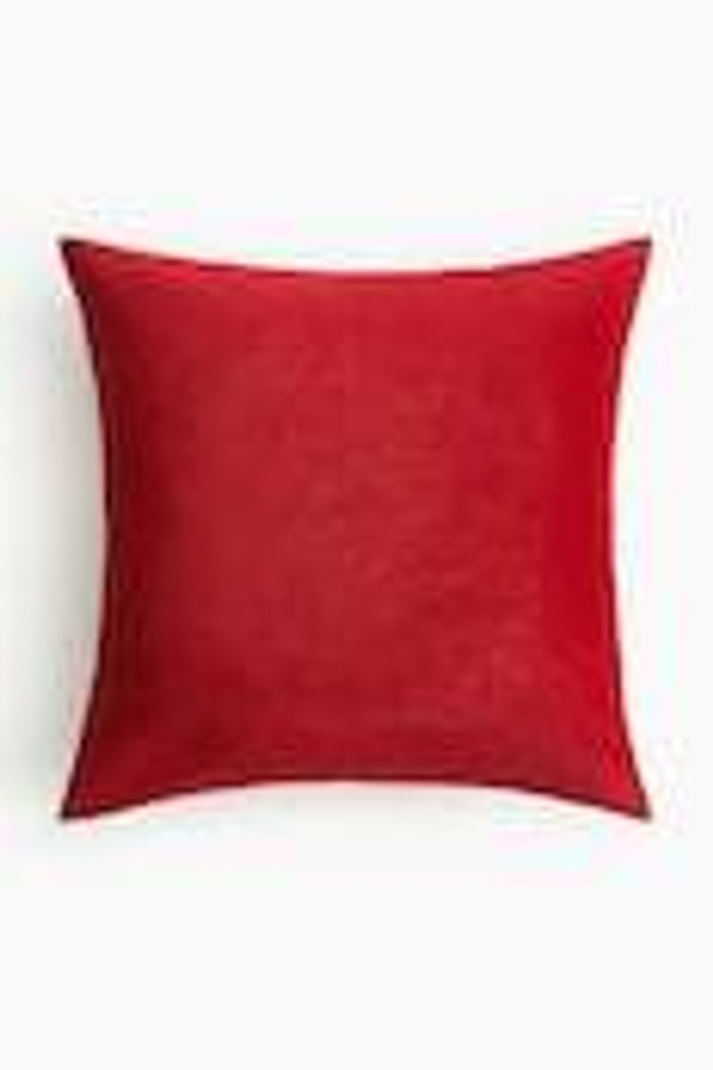 H&M HOME РОЖДЕСТВЕНСКИЙ БАРХАТНЫЙ ЧЕХОЛ НА ПОДУШКУ, КРАСНЫЙ