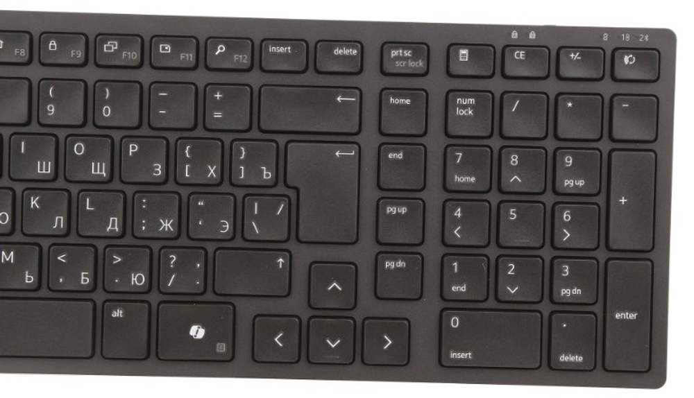 Клавиатура DELL KM555 580-BBVZ черный