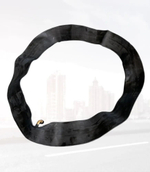 Камера 18 х 2,5 кривой ниппель для гироскутера и велосипеда