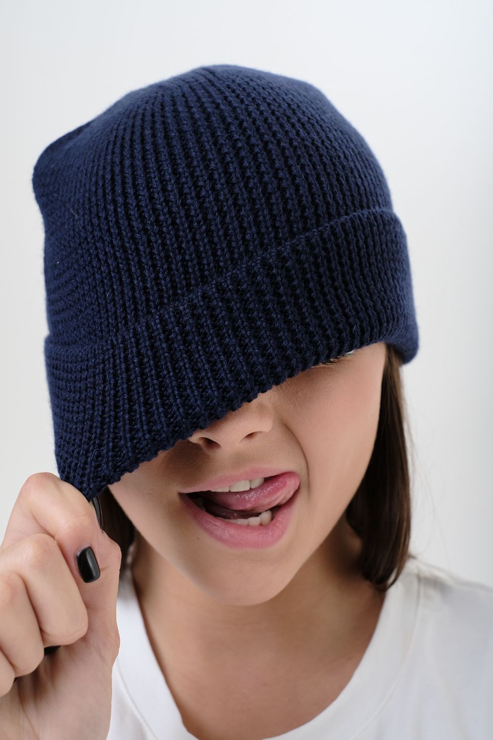 Шапка Modern Short Beanie Синяя