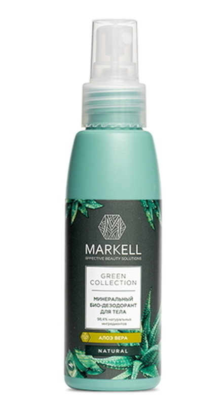 Био-дезодорант для тела "Ggreen-collection" Алоэ вера 100 мл. Markell