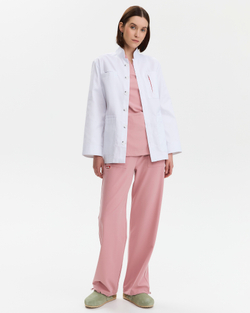 Брюки свободные медицинские женские Йошо, роза