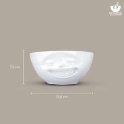 Чаша Laughing, 350 мл, белая