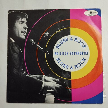 Винтажная виниловая пластинка LP Wojciech Skowronski Blues and Rock (Польша 1973)