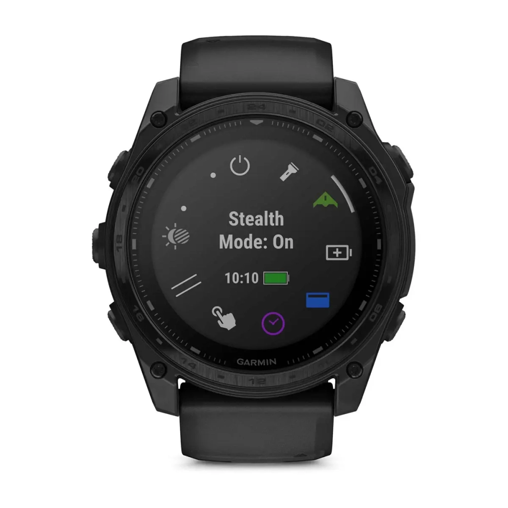 Смарт часы Garmin Tactix 8 51 мм, Solar с черным ремешком