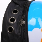 Рюкзак - переноска для животных «ЛЮБИМЫЙ БРО», Я - Лев!, 27*33*43см/до 7кг (сетка, иллюминатор, подложка) (Пакет и Лейбл)