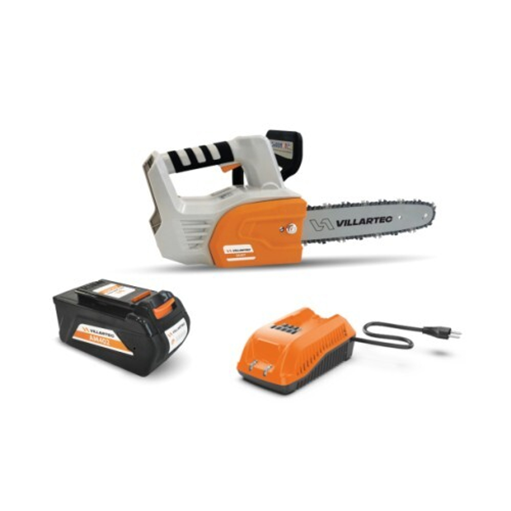 Пила цепная аккумуляторная VILLARTEC SA 40T Set (AM405; AC402) SA40TSet