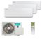 Мультисплит система на 3 комнаты Hisense AS-10UW4RXVQH00AG x 3 / AMW3-18U4RJC