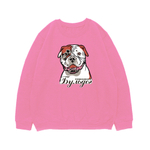 Свитшот "Американский бульдог - портрет"