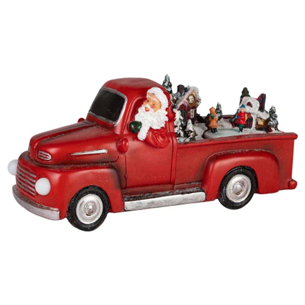 Светодиодная новогодняя фигура ЭРА EFIS-S01 композиция Новогоднее путешествие мультиколор 3*АА 25*12*17 см