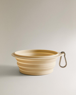 Zara Home миска из силикона, цвет бежевый, 16 см