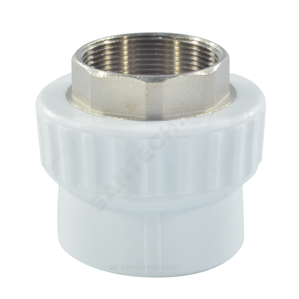 Муфта PP-R комбинированная белая Дн 32х1 1/4" ВР под ключ VALFEX 10134132