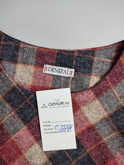 Платье Deniza в клетку 44 размер, новое