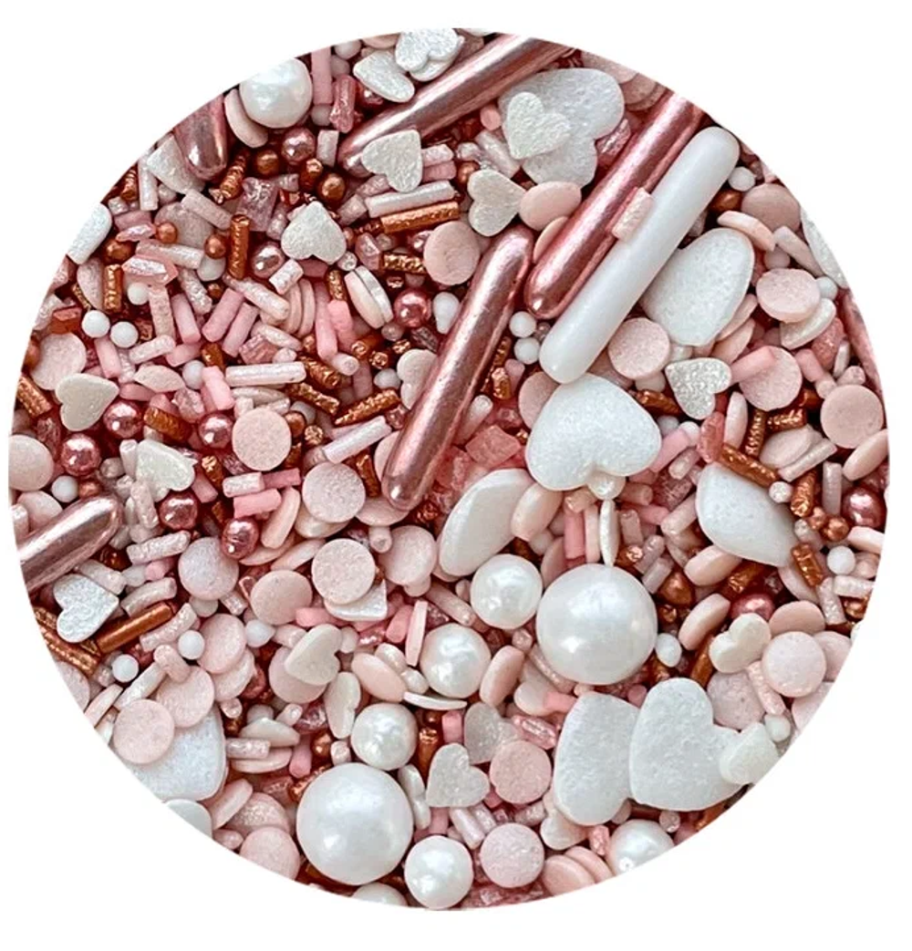 Посыпка фирменная MIXIE "Розовое золото" 50 гр