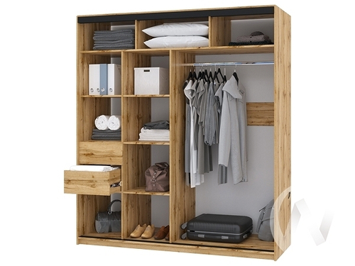 Корпус шкаф-купе ПШ-2.9 1800 (дуб вотан)