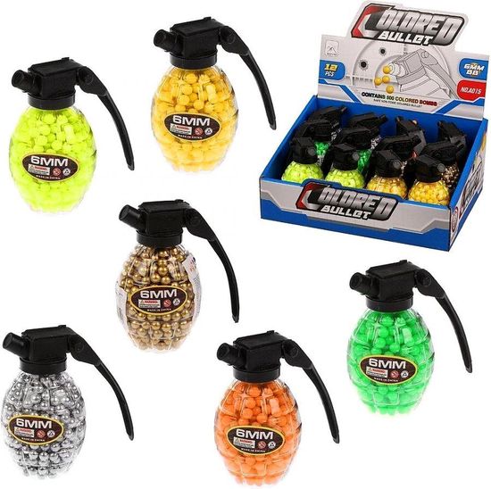 Набор пуль, шарики диаметром 6 мм - 500 штук