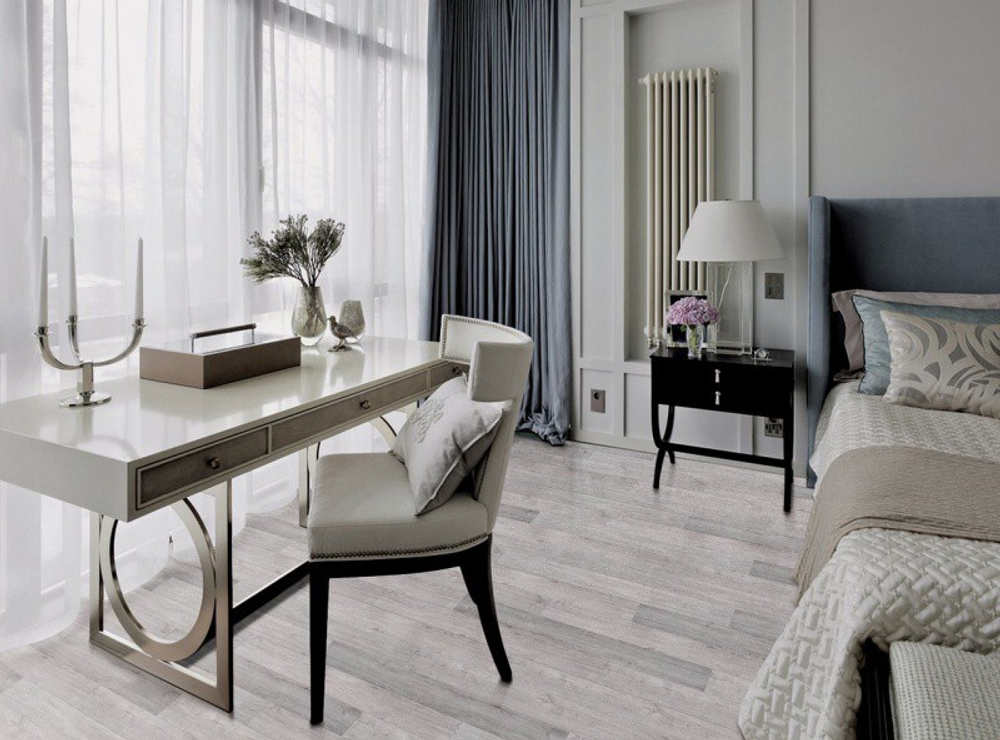 Плитка ПВХ 1201 Ясень Дымчатый Decotile 0.3 2 мм 31 класс DECOTILE