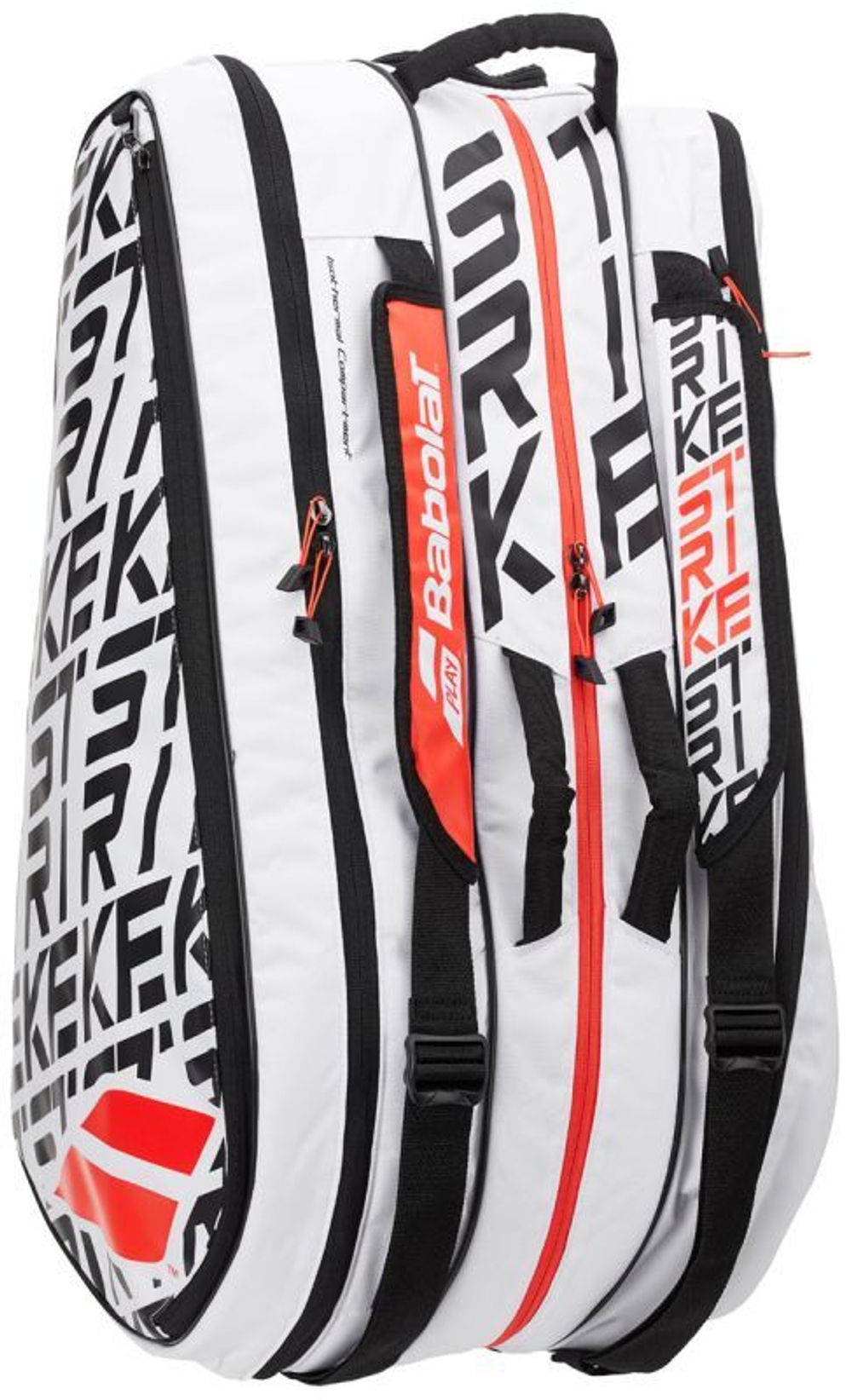 Сумка теннисная Babolat Pure Strike x12 3gen. - white/red