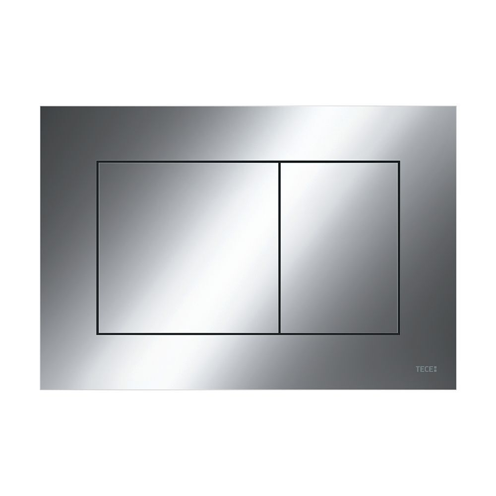 Панель смыва TECEnow для системы двойного смыва, материал пластик, цвет панели хром глянцевый