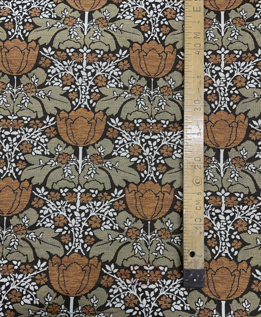 Гобеленовая ткань Оранжевый тюльпан ширина 150 см