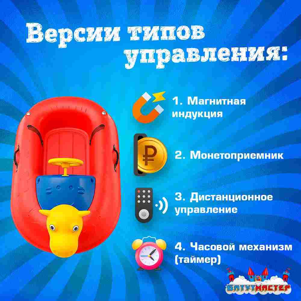 Электрическая лодка-катамаран «Бегемотик» XL взрослая, 1+1