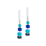 Серьги Coeur de Lion Transformative Teal 3046/21-0607