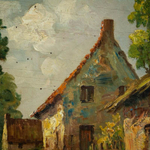 Винтажная картина «Летний день»