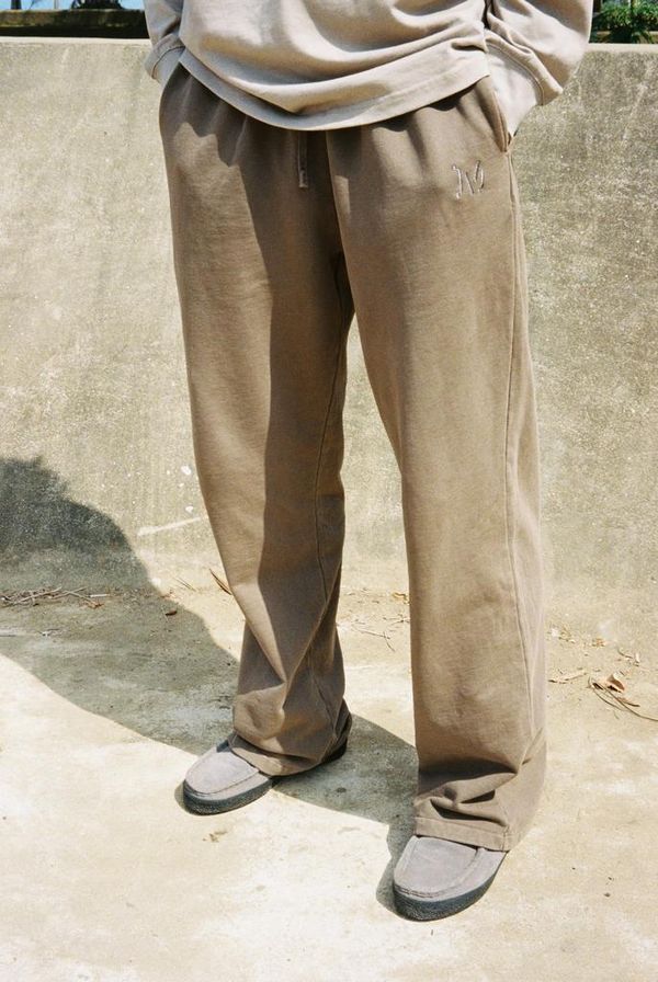 Брюки Sweatpants light pale brown/wash коричневые - фото 2