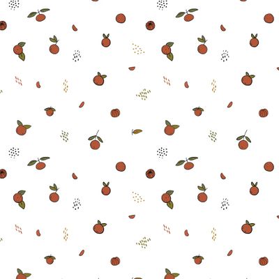 Мандарин апельсин Orange citrus pattern
