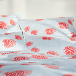 Пододеяльник 135х200 Elegante Float 2297R/1 коралловый