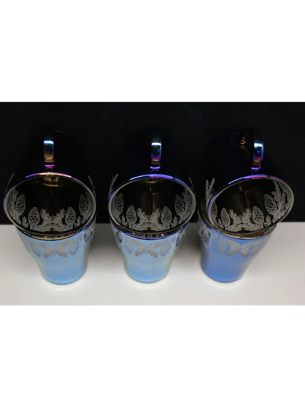 Набор кружек "Лазурит Шишки"