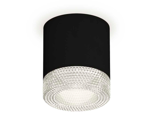 Комплект накладного светильника Ambrella light Techno Spot XS7402010 SBK/CL черный песок/прозрачный (C7402, N7191)