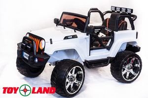 Детский электромобиль Toyland Jeep SH 888 белый фото №1
