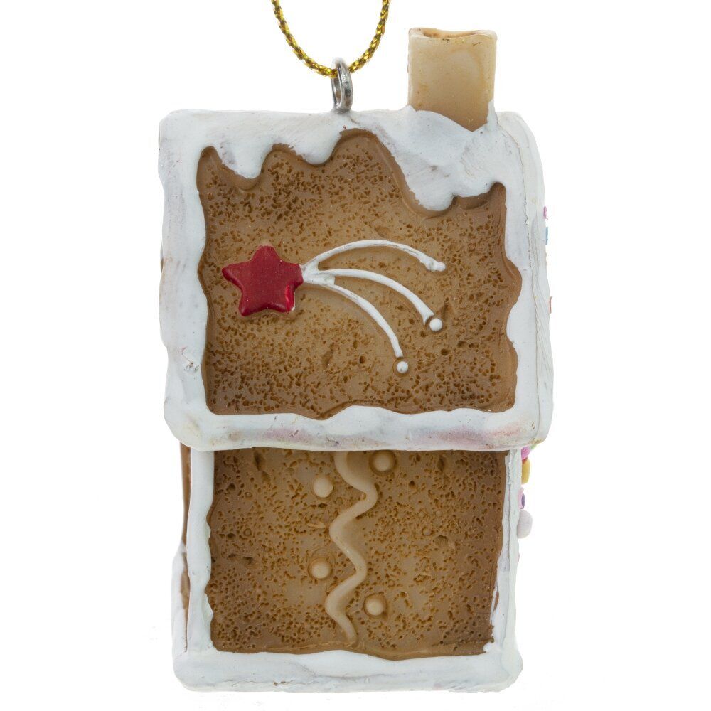 GAEM Изделие декоративное подвесное "Пряничный домик", L4 W4 H6 см, 2в.