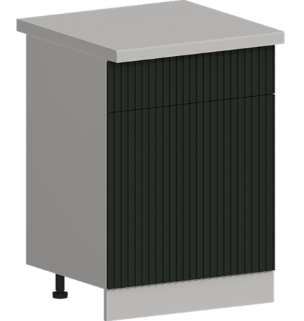 Кухня Модуль ШН1Я 601М Графит / Насыщенно-зеленый