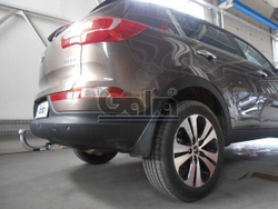 Фаркоп оцинкованный Galia H083C для Hyundai ix35 2010-2015, Kia Sportage 2010-2015(паспорт и сертификат в комплекте)(без электрики)