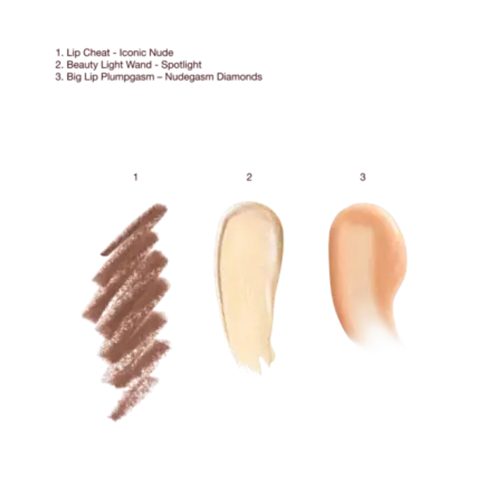 CHARLOTTE TILBURY Набор для лица и губ Super Nudes Spotlight Lip And Cheek Kit