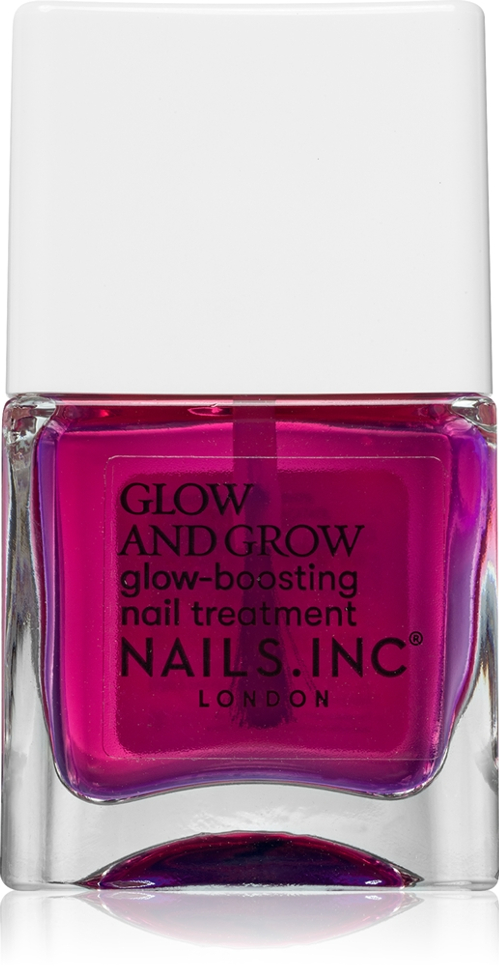 Nails Inc. Glow and Grow Nail Growth Treatment - укрепляющий лак для ногтей, 14 ml