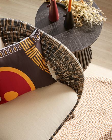 Журнальный столик Irune Ø50 черный Испания